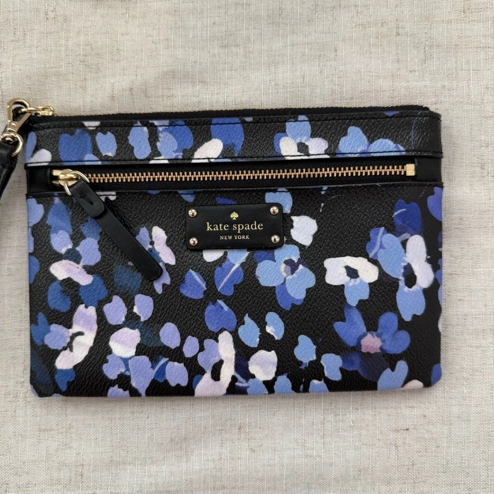 Kate Spade Montford Park Floral Angelica Wristlet